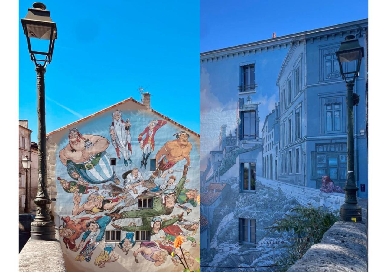 Appart Proche Gare Tgv Angouleme Deco Theme Bande Dessinee Ngoại thất bức ảnh